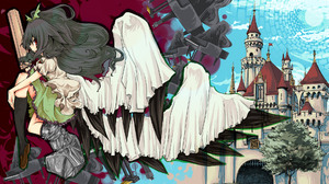 Anime Girls Wings Colorful Castle Touhou Reiuji Utsuho 1920x1080 Wallpaper