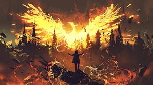 Fantasy Phoenix 3840x2160 Wallpaper