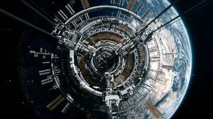 The Wandering Earth 2 Space Elevator Movies Space Futuristic 4928x2771 wallpaper