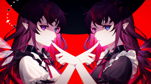 Anime Anime Girls Hololive Virtual Youtuber IRyS Hololive Pointy Ears Purple Hair Heterochromia 3840x2160 Wallpaper