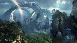 Forest Avatar Movies Render Mountains Pandora 1600x900 Wallpaper