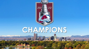Colorado Avalanche NHL Hockey Stanley Cup Denver Skyline Clear Sky Logo 1920x1080 wallpaper