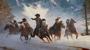 Western Cowboy 3840x1744 wallpaper