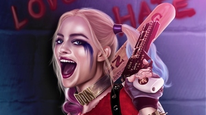 Artistic Harley Quinn Margot Robbie Suicide Squad 5314x3737 Wallpaper