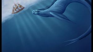 Fantasy Sea Monster 2251x1731 wallpaper