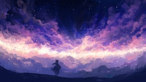 Anime Sky 2221x1249 wallpaper