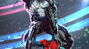 Kael Ngu ArtStation Artwork Comic Art Venom Spider Man Antiheroes Hero Superhero Basketball Balls 1000x1518 Wallpaper