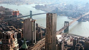 City Cityscape Bridge Skyscraper New York City Brooklyn Bridge Manhattan Bridge 1920x1280 Wallpaper