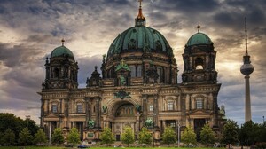 Berlin Berlin Cathedral Church Germany Religious 1920x1080 Wallpaper