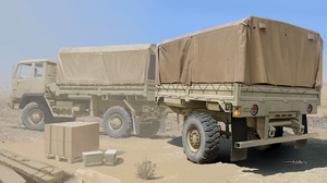 Car Military Army Artwork Military Vehicle Signature Truck Rear View 1900x988 Wallpaper