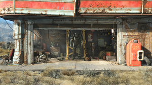 PC Gaming Video Games Fallout Fallout 4 Apocalyptic Dogmeat Power Armor Bethesda Softworks 1920x1080 Wallpaper