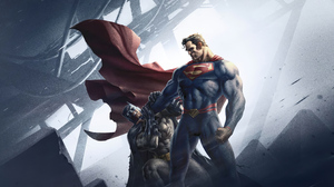 Superman Batman Dc Comics 2844x1600 Wallpaper