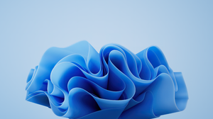 CGi Abstract 3D Abstract Windows 11 Blue Minimalism Simple Background 5120x2880 Wallpaper