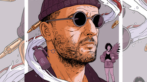 Calder Moore Fictional Character Leon The Professional Sunglasses Beard Hat Men Ammunition Milk Snip 3000x3000 Wallpaper