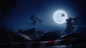 Digital Digital Art Artwork Fantasy Art Photoshop Photo Manipulation Photomontage Night Sky Bicycle  3840x2371 wallpaper