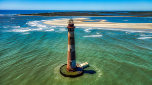 Lighthouse Architecture Beach Nature Landscape Coastline 2560x1600 Wallpaper