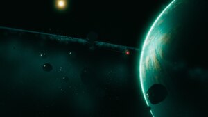 Exo One Video Games Screen Shot Planet Stars Space 2560x1440 Wallpaper