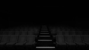 Simple Background Black Background Minimalism Theater Photography Chair Stairs Dark 2500x1667 Wallpaper