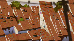 Snow Gao ArtStation Artwork House Building Rooftops 1920x960 Wallpaper