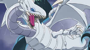 Anime Dragon Trading Card Games Yu Gi Oh Blue Eyes White Dragon Solo Artwork Digital Art Fan Art 1450x1600 Wallpaper