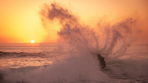 Trey Ratcliff 4K Photography California Water Sunset Sun Big Sur 3840x2160 Wallpaper