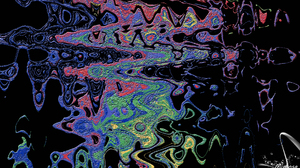Artistic Digital Art Colors Black Wave 1920x1080 Wallpaper