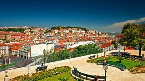 Man Made Lisbon Portugal City Cityscape Colors Colorful House 2560x1600 wallpaper