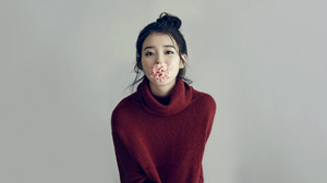 IU Lee Ji Eun Brunette Turtlenecks Studio Singer Korean Women K Pop 3840x2160 Wallpaper