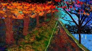 Digital Painting Digital Art Landscape Abstract Nature 1920x1080 Wallpaper