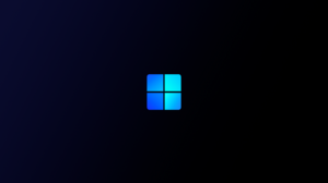 Windows 11 Microsoft Windows Logo Dark Gradient Simple Background Black Background 3840x2160 Wallpaper