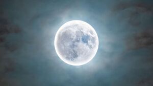 Night Sky Moonlight Moon Portrait Display Clouds 1080x1349 Wallpaper