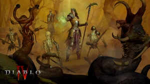 Diablo IV Diablo Video Game Art Blizzard Entertainment Video Game Characters Armor Video Games Skele 2560x1440 Wallpaper
