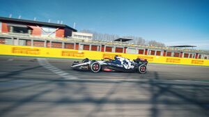 Formula 1 Scuderia ALPHATAURi Race Cars Formula Cars Car Race Tracks Side View 2880x1800 Wallpaper