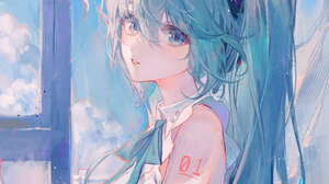 Vocaloid Hatsune Miku Anime Girls 2150x4464 Wallpaper