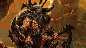 Barbarian Diablo Iii Diablo Iii 2560x1414 Wallpaper