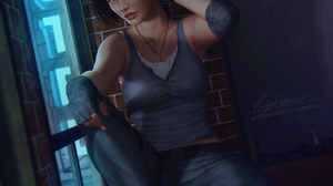 Jill Valentine Resident Evil Video Games Video Game Girls 2D Artwork Drawing Fan Art Krys Decker Blu 3085x4047 Wallpaper