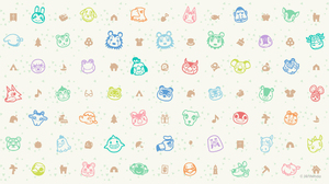 Nintendo Animal Crossing Animal Crossing New Horizons Pattern Minimalism Simple Background Video Gam 1920x1080 Wallpaper