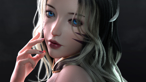 Ahri League Of Legends League Of Legends CGi Video Game Girls Fan Art PC Gaming Video Game Character 2000x2400 Wallpaper