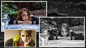 Cara Delevingne Collage Women Looking At Viewer 3840x2160 Wallpaper