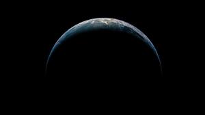 Earth Black Background Space Simple Background Minimalism 1440x2560 Wallpaper