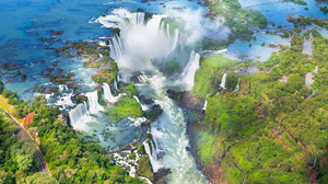 Argentina Iguazu Falls National Park Waterfall 1920x1200 Wallpaper