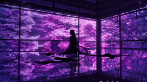 Raiden Shogun Genshin Impact Genshin Impact Purple Chinese Character 1600x1200 wallpaper