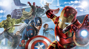 Avengers Hulk Hawkeye Captain America Iron Man Black Widow Thor Vision Marvel Comics 6800x3676 Wallpaper