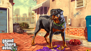 Chop Grand Theft Auto Dog Grand Theft Auto V Rottweiler 2880x1800 Wallpaper