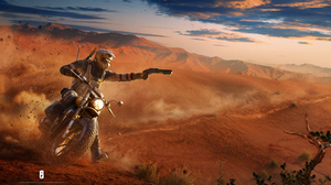 Rainbow 6 Siege Dirt Bikes Desert Video Game Art Gun Sand 7680x4320 Wallpaper