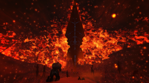 Commander Shepard Fire Mass Effect 3 1920x1080 Wallpaper