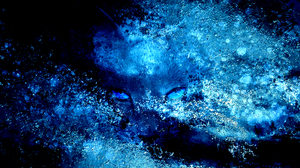 Ice Crystals Cat Eyes Stare Blue 1920x1080 Wallpaper