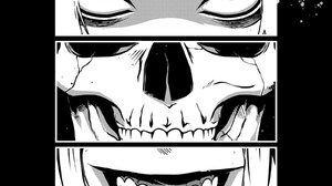 Zombie Makeout Club Gothic Horror Comic Art Digital Art Looking At Viewer Teeth Black Background Sim 1600x1600 Wallpaper