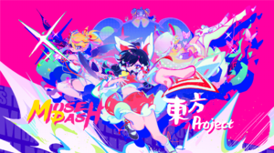 MuseDash Buro Marija Anime Girls Colorful Touhou Crossover Star Eyes Stars 1920x1080 Wallpaper