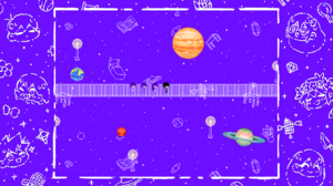 Omori Video Games Pixel Art Space Stars Colorful 1920x1080 Wallpaper